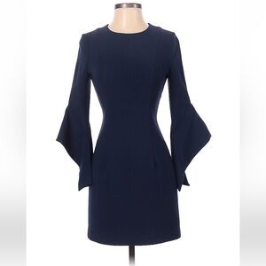 Black Halo Pacific Blue Lorie Bell-Sleeve